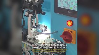 HX20EPL 반자동 탄성 펜 루프 적용 기계 작업 흐름