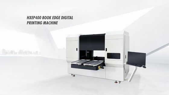 HXEP400 북엣지 디지털 프린팅 머신 (듀얼 Epson i3200 프린트 헤드 탑재)은 책 가장자리 및 노트북 커버에 끊김 없는 인쇄를 보장합니다