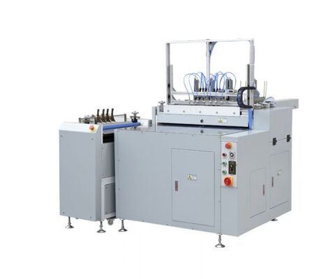 노트북용 반자동 케이스 제작 기계 사진 책 폴더 인증서 하드 커버 책 동시에 양면 포장 한 운영자 소 발자국 디지털 포스트 인쇄기에 이상