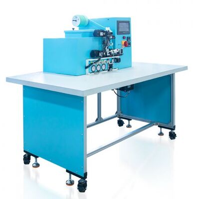 HX20EPL 반자동 탄성펜 루프 부착기 (핫멜트 접착제 사용, 생산량 1000-1200개/시간)