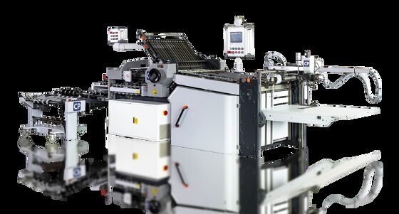 CP66 / 4KL 평면 덩어리 조합 접기 기계 스크래치 증거 Buckle 전기 접기 칼