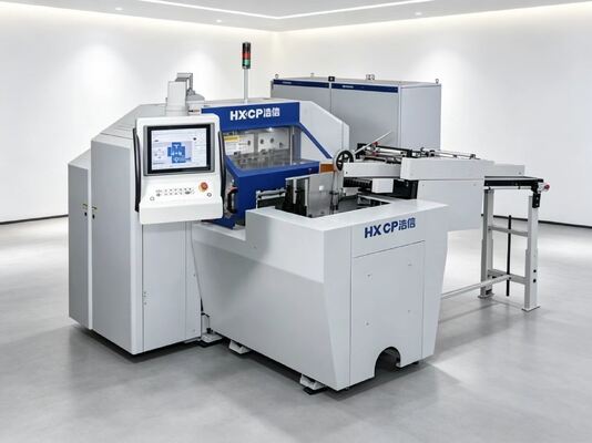 HX150DH 삼면재단기 스트림 피딩 4200컷/시간 책 블록 절단기
